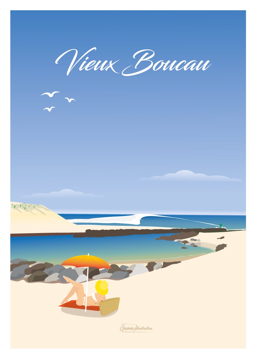 Affiche Vieux Boucau